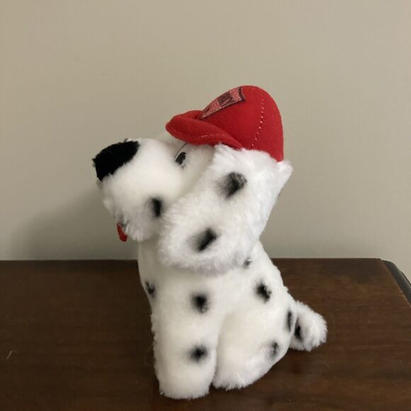 Vintage B.J. Toy Sparky Dalmatian puppy dog 7" Plush stuffed animal Hat - Picture 2 of 10